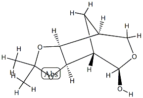 4,8-Methano-1,3-dioxolo[4,5-d]oxepin-5-ol,hexahydro-2,2-dimethyl-,[3aR-(3a-alpha-,4-bta-,5-bta-,8-bta-,8a-alpha-)]-(9CI),158413-30-0,结构式
