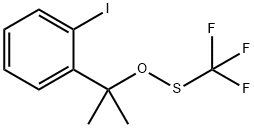 3,3-二甲基-1-(三氟甲硫基)-1,2-苯并碘氧杂戊环, 1584705-82-7, 结构式