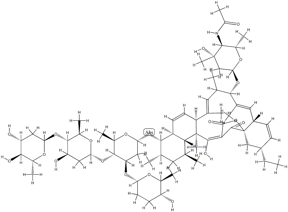 Saccharocarcin A Struktur