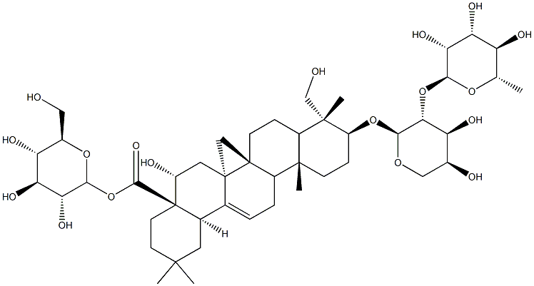 medicago-saponin P(2) 结构式