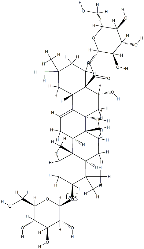 墨旱莲皂苷I, 158511-59-2, 结构式