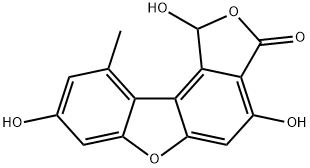 alectosarmentin Struktur
