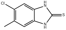 2H-Benzimidazole-2-thione,5-chloro-1,3-dihydro-6-methyl-(9CI) 结构式