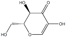 D-erythro-Hex-1-en-3-ulose, 1,5-anhydro- (9CI) 结构式