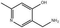 4-Pyridinol,5-(aminomethyl)-2-methyl-(9CI) Structure