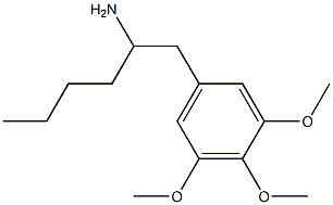 α-Butyl-3,4,5-trimethoxyphenethylamine,15886-81-4,结构式