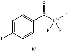 Potassium 4-fluorobenzoyltrifluoroborate Struktur