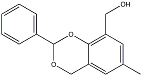 4H-1,3-Benzodioxin-8-methanol,6-methyl-2-phenyl-(9CI) 结构式