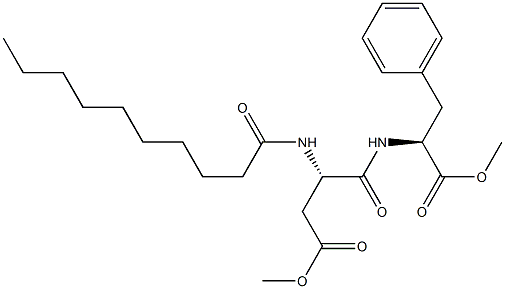 N-[N-(1-옥소데실)-L-α-아스파르틸]-L-페닐알라닌디메틸에스테르