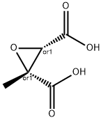 2,3-Oxiranedicarboxylicacid,2-methyl-,(2R,3S)-rel-(9CI) Structure