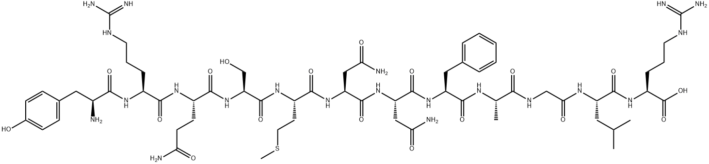 アドレノメジュリン, ラット 化学構造式