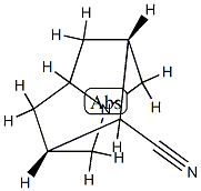 2,6-Methano-1H-pyrrolizine-8-carbonitrile,hexahydro-,stereoisomer(9CI) 化学構造式