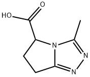 5H-Pyrrolo[2,1-c]-1,2,4-triazole-5-carboxylicacid,6,7-dihydro-3-methyl-(9CI) Structure