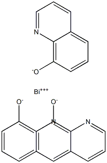 bismuth tris(8-quinolyl oxide) Structure