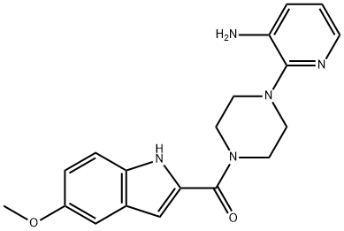 N-desethylatevirdine Structure