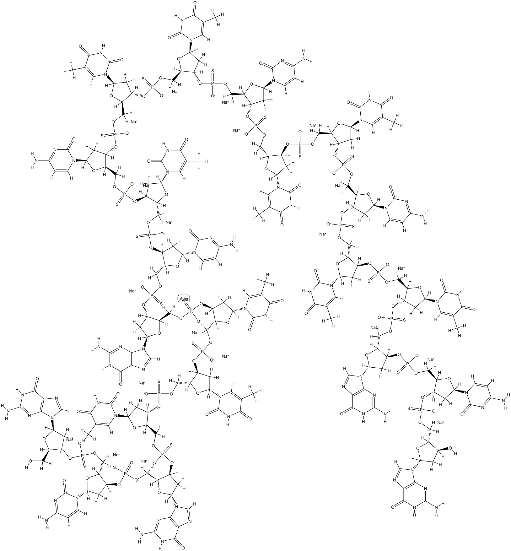 fomivirsen,160369-77-7,结构式