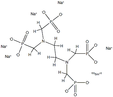 Samarium sm 153 lexidronam pentasodium,160369-78-8,结构式