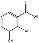 1,3-Cyclohexadiene-1-carboxylicacid,6-amino-5-hydroxy-(9CI) 结构式