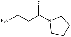 3-oxo-3-(1-pyrrolidinyl)-1-propanamine(SALTDATA: HCl) Struktur