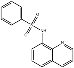 N-(8-キノリル)ベンゼンスルホンアミド 化学構造式