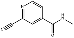 4-Pyridinecarboxamide,2-cyano-N-methyl-(9CI)|