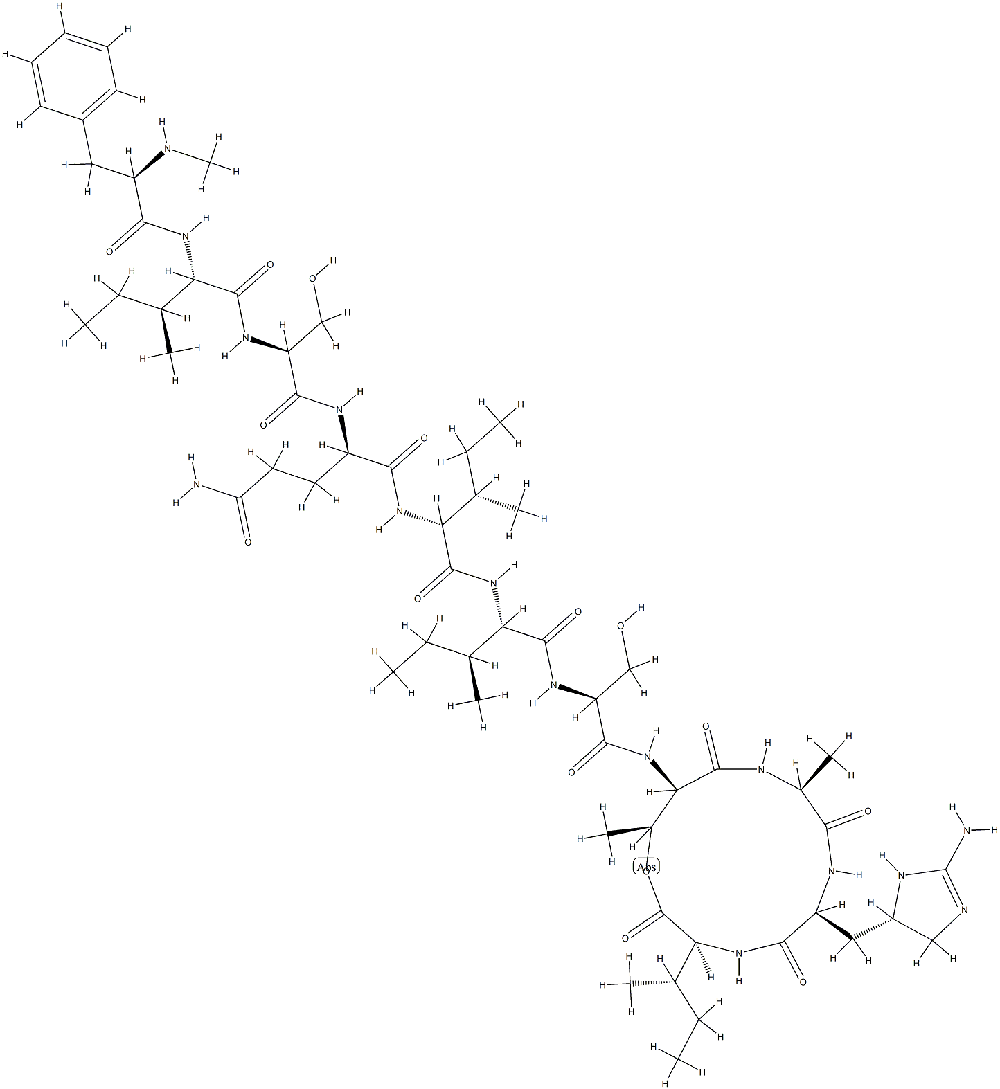 teixobactin 结构式