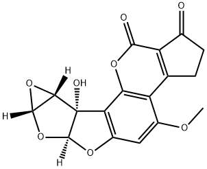 AFLATOXINM18,9-EPOXIDE 结构式