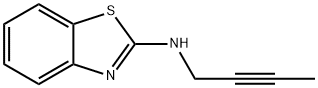 2-Benzothiazolamine,N-2-butynyl-(9CI) Structure