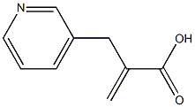3-Pyridinepropanoicacid,-alpha--methylene-(9CI) Structure