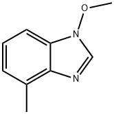1H-Benzimidazole,1-methoxy-4-methyl-(9CI) 结构式