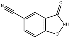 1,2-Benzisoxazole-5-carbonitrile,2,3-dihydro-3-oxo-(9CI)|