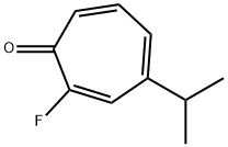 2,4,6-Cycloheptatrien-1-one,2-fluoro-4-(1-methylethyl)-(9CI),162084-57-3,结构式