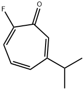 2,4,6-Cycloheptatrien-1-one,2-fluoro-6-(1-methylethyl)-(9CI),162084-58-4,结构式