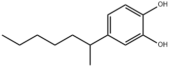 1,2-Benzenediol,4-(1-methylhexyl)-(9CI) Structure