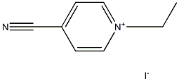 PYRIDINIUM,4-CYANO-1-ETHYL-, IODIDE (1:1) 结构式