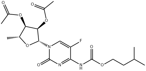 2’,3’-Di-O-acetyl-5'-deoxy-5-fluoro-N-[(3-methylbutoxy)carbonyl]cytidine