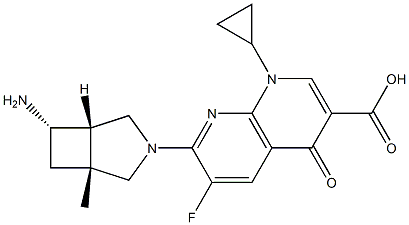 Ecenofloxacin 结构式