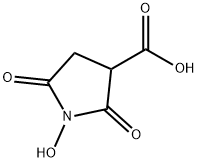 3-Pyrrolidinecarboxylicacid,1-hydroxy-2,5-dioxo-(9CI) Struktur