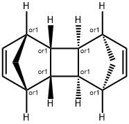 (1R)-1α,4α:5β,8β-Dimethano-1,4,4aβ,4bα,5,8,8aα,8bβ-octahydrobiphenylene Struktur