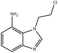 Benzimidazole,7-amino-1-(2-chloroethyl)-(8CI) Structure