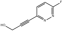 2-Propyn-1-ol,3-(6-fluoro-3-pyridazinyl)-(9CI) Structure