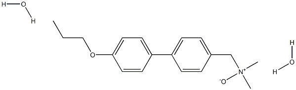 4'-propoxybiphenyl-4-methyl-N,N-dimethylamineoxide 结构式