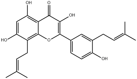 Broussoflavonol F Struktur
