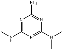 N(2),N(2),N(4)-trimethylmelamine 结构式