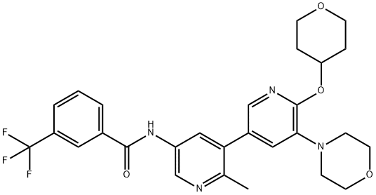 化合物RAF709 结构式