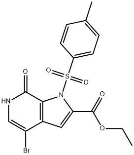 Ethyl 4-Bromo-7-Oxo-1-Tosyl-6,7-Dihydro-1H-Pyrrolo[2,3-C]Pyridine-2-Carboxylate(WXC02493)|乙基 4-溴-7-氧亚基-1-甲苯磺酰-6,7-二氢-1H-吡咯并[2,3-C]吡啶-2-甲酸基酯