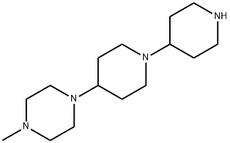 1-Methyl-4-[1-(4-piperidyl)-4-piperidyl]piperazine Structure