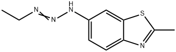 Benzothiazole, 6-(3-ethyl-2-triazeno)-2-methyl- (8CI),16293-63-3,结构式