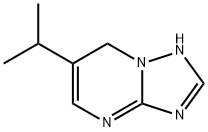 [1,2,4]Triazolo[1,5-a]pyrimidine,1,7-dihydro-6-(1-methylethyl)-(9CI) 化学構造式