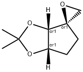 Spiro[4H-cyclopenta-1,3-dioxole-4,2-oxirane], tetrahydro-2,2-dimethyl-, (3a-alpha-,4-alpha-,6a-alpha-)- (9CI)|